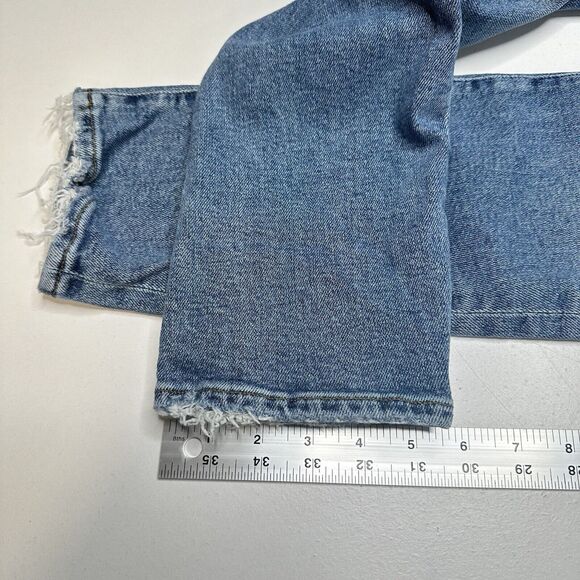 AGOLDE Jeans Women 28 Toni Midrise Skinny Blue Stretch Denim Distress Light Wash - Picture 12 of 12